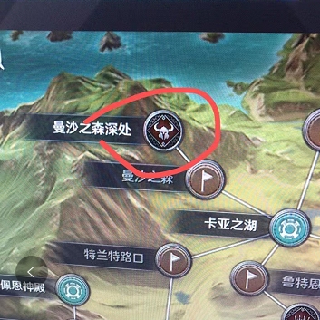 曼沙之森之深地图