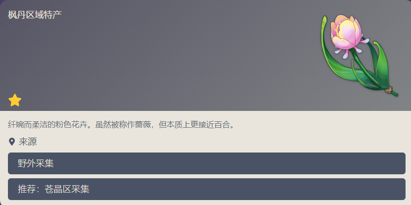 原神虹彩蔷薇在哪刷1